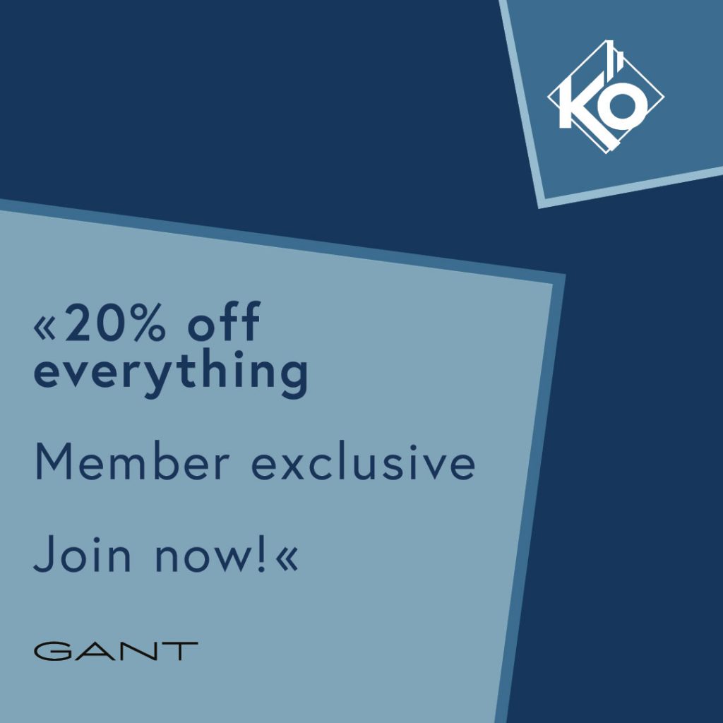 GANT – 20% für Member