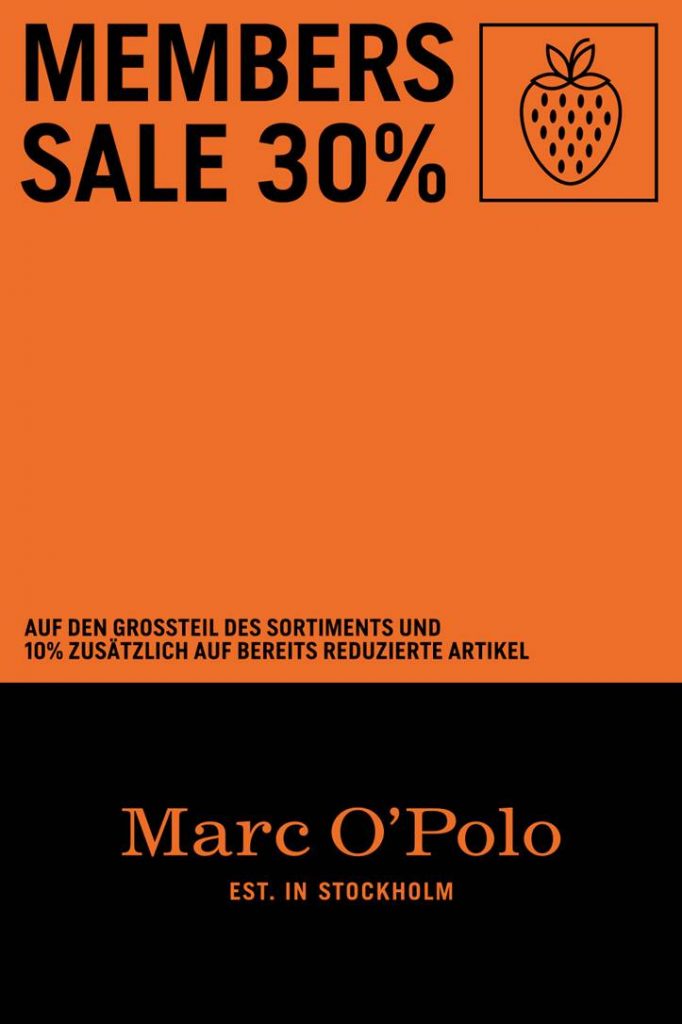 Marc O’Polo Members Sale 